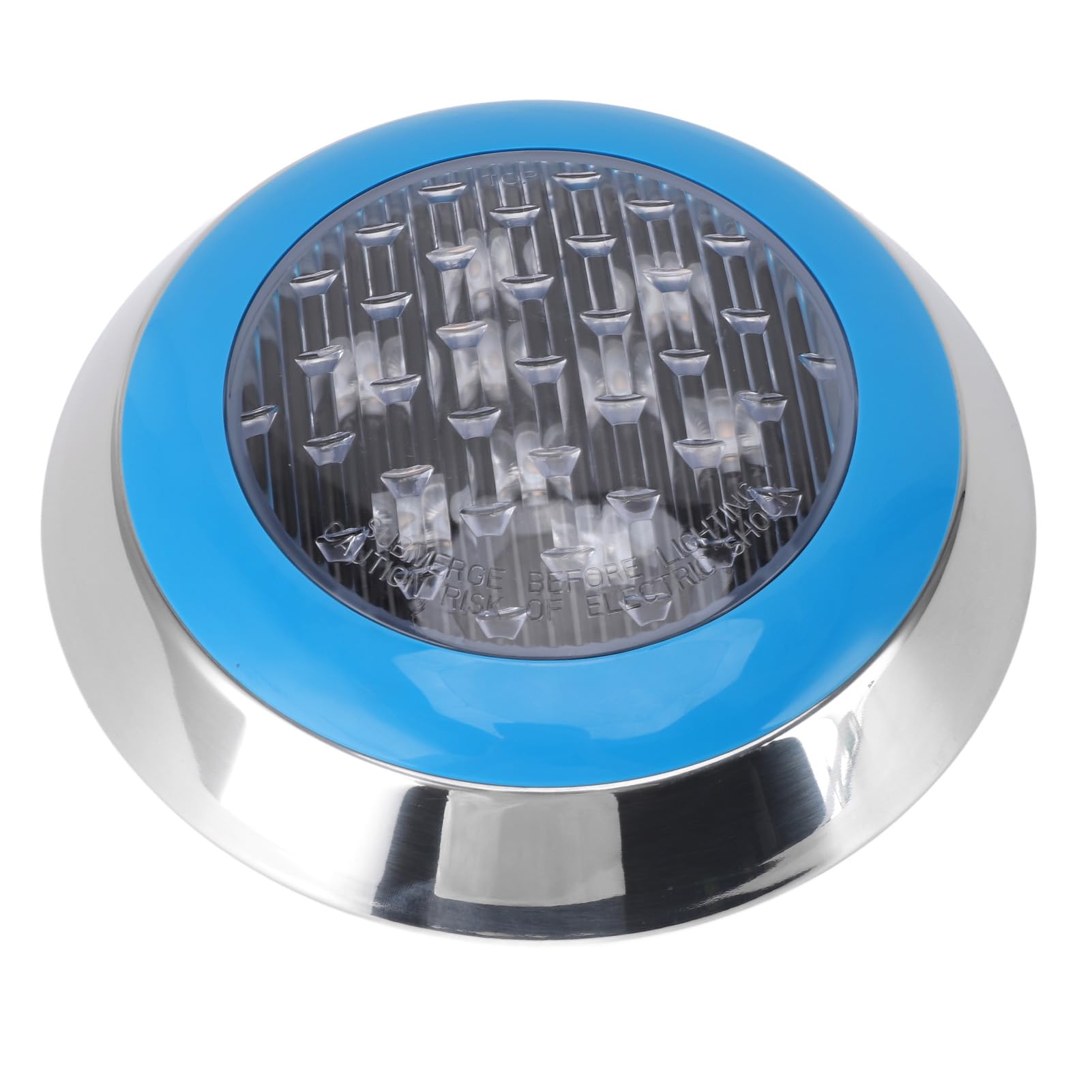 Wakects An der Wand Montierte Poolleuchte, ABS-LED-Unterwasser-Schwimmbadleuchte, 24 V, 6000 K, weiß, Wasserdicht, Eingebettete Lampe, Einfache Installation für Pool, Teich, Brunnen, Villa, Innenhof