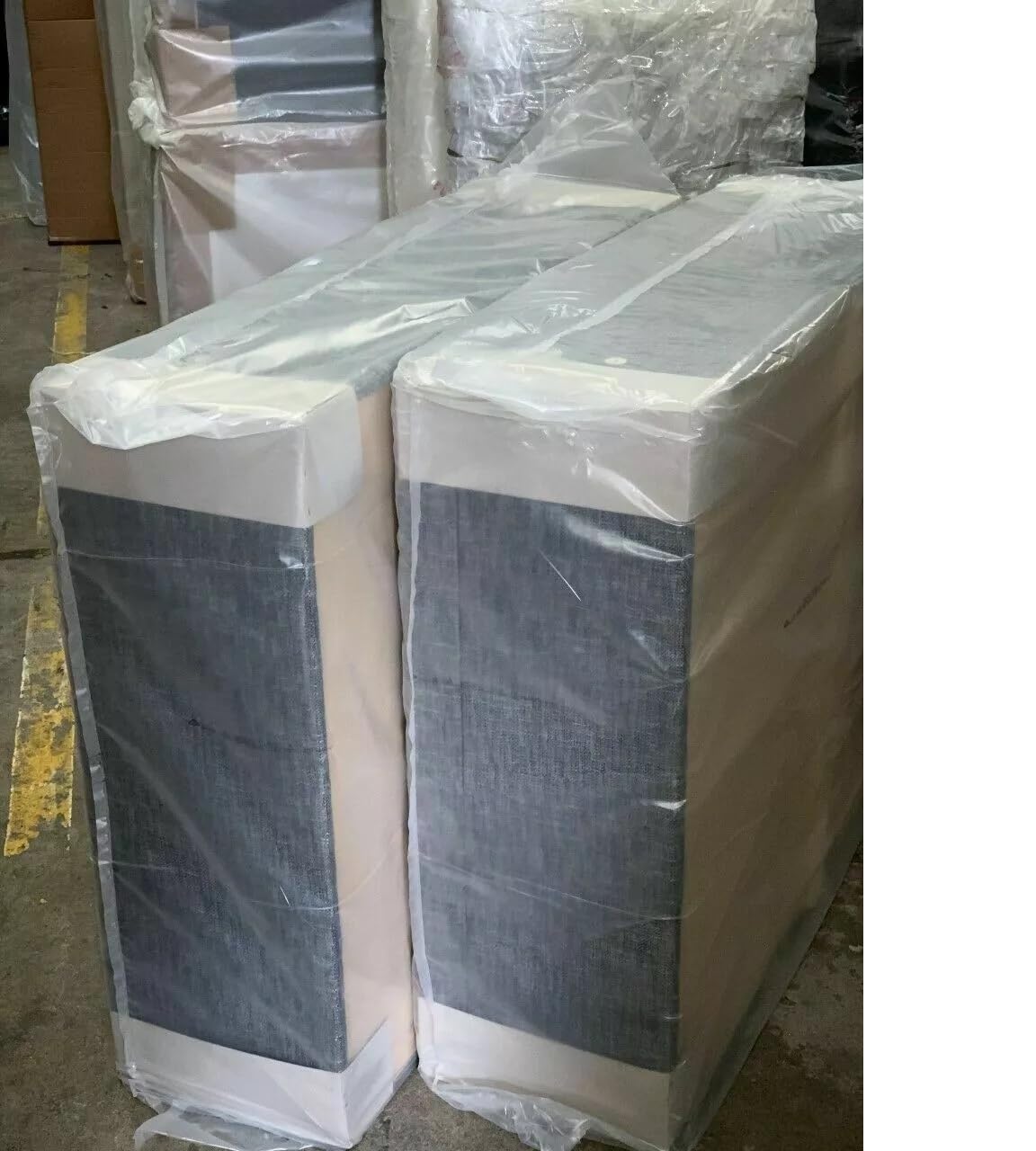 Divan Bed Base Bags & Mattress Storage Bag Heavy Duty Plastic Moving Bags 300g (2 x 5ft Divan Base Bags)