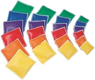 S&S Worldwide Spectrum Vinyl Square Beanbags