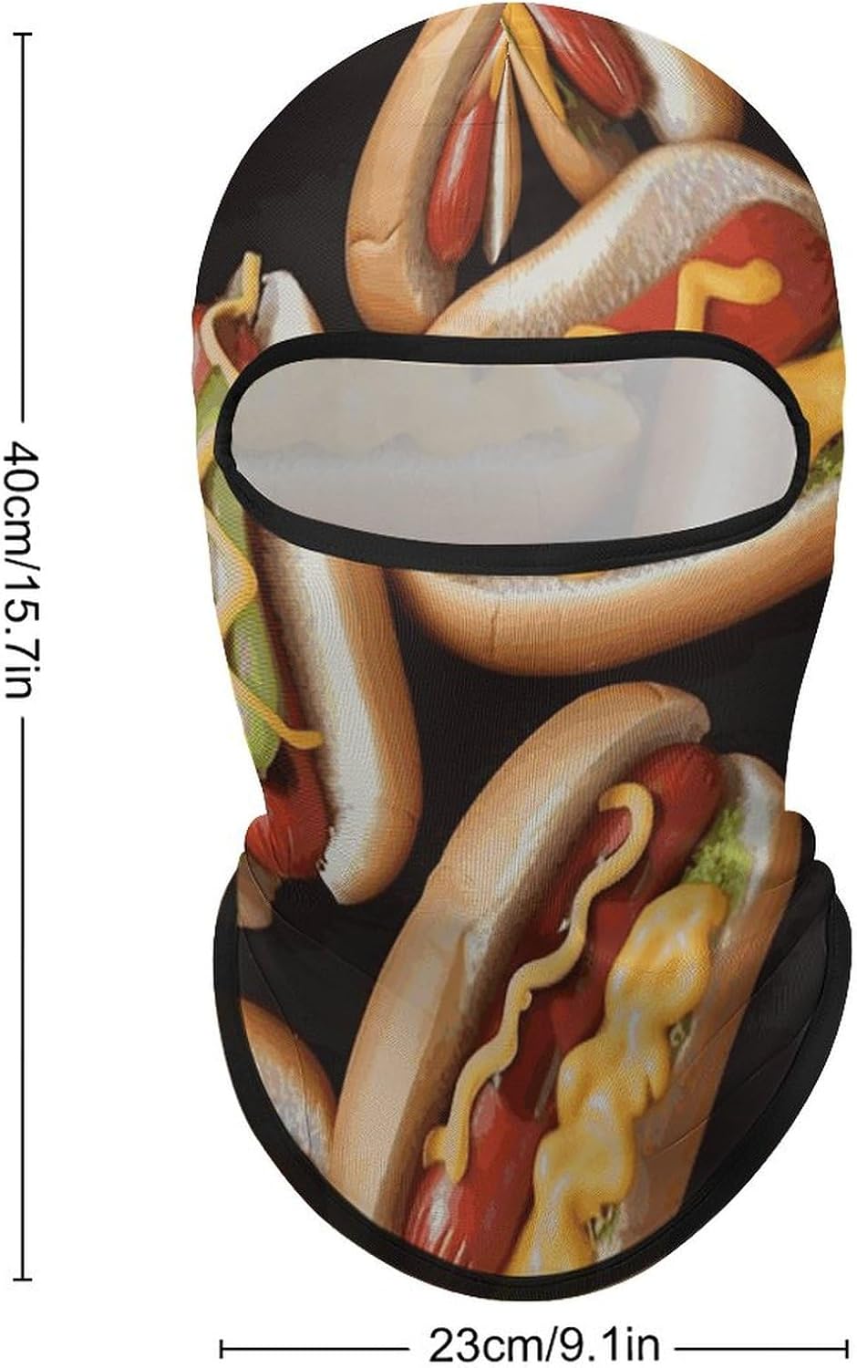 Breathable Balaclava, Fish Background Face Cover, Ski Mask for Outdoor Sports & All-Season Use