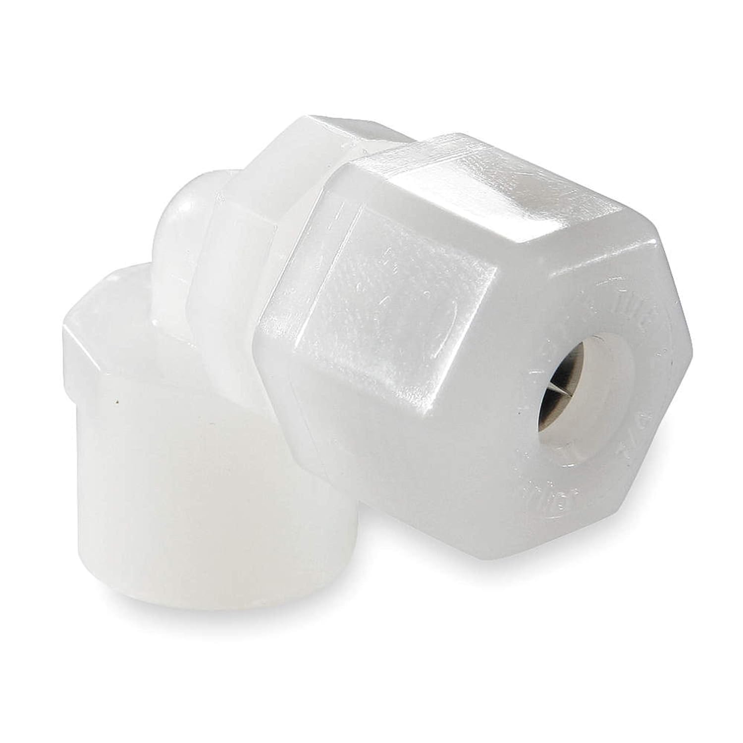 Parker Hannifin N4FE4-pk10 Elbow, 1/4" Nominal Tube OD x 1/4" Female NPTF, Nylon, White (Pack of 10)