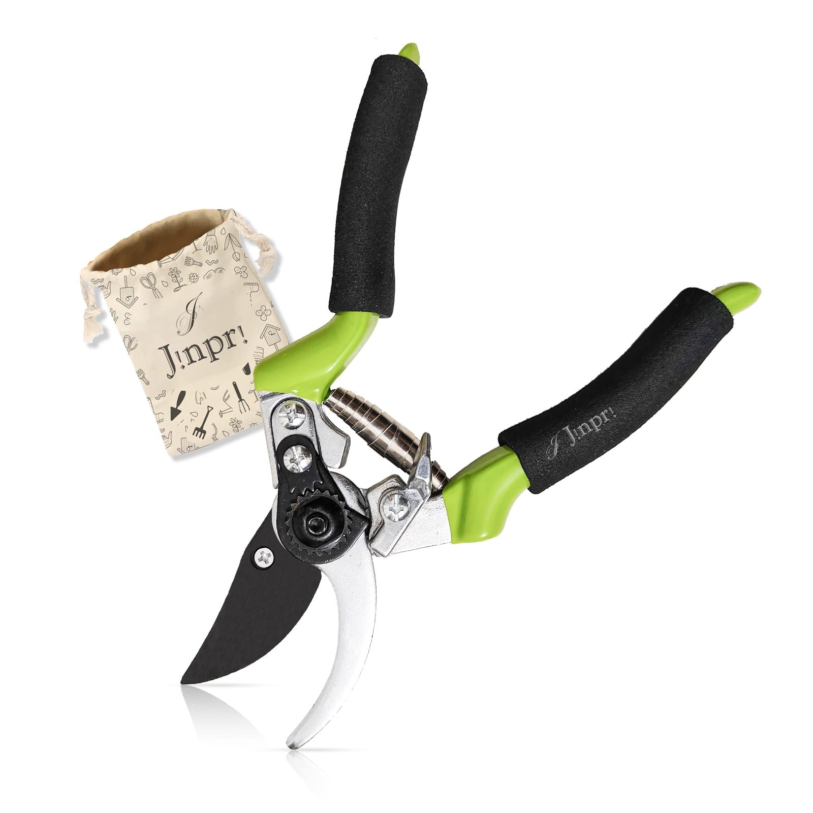JINPRI Heavy Duty 8 Inch Garden Bypass Pruning Shears | SK4 Carbon Steel Blade with Teflon Coating | Tree Trimmers, Secateurs, Plant Cutter | Ideal for Home Gardening, Plant, and Tree Branch Cutting (B0DHXMP4K7) Amazon Price History, Amazon Price Tracker