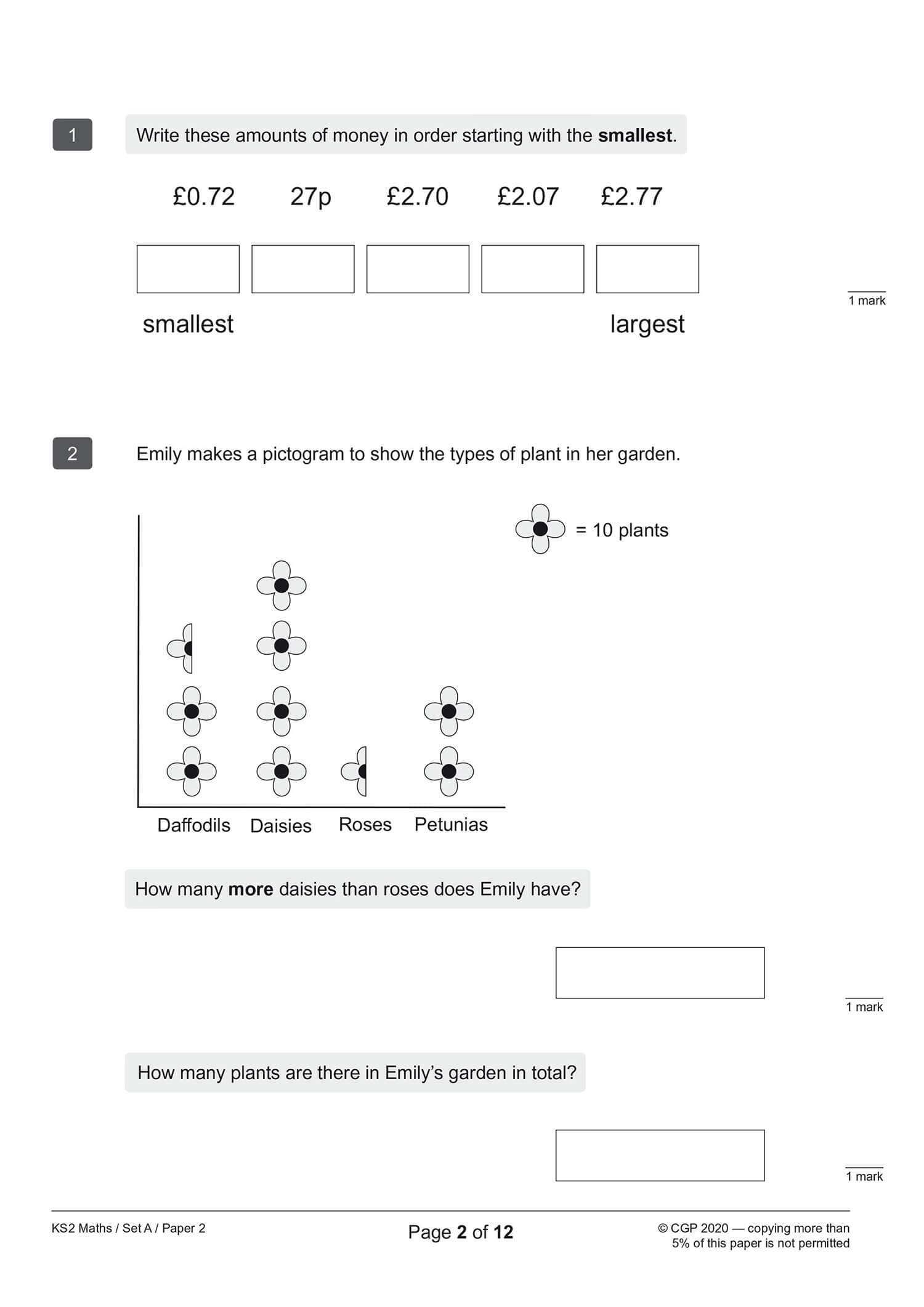 New KS2 Maths SATS Practice Papers: Pack 3 (for the tests in 2019) (CGP KS2 SATs Practice Papers) - Image 7