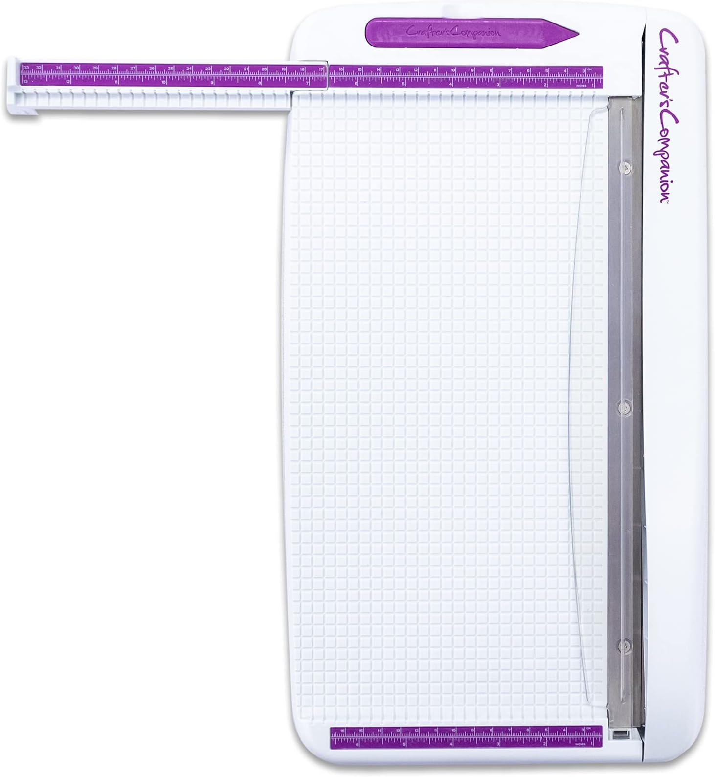 Guillotine/Trimmer for Paper and Card Crafting Projects-Large, White