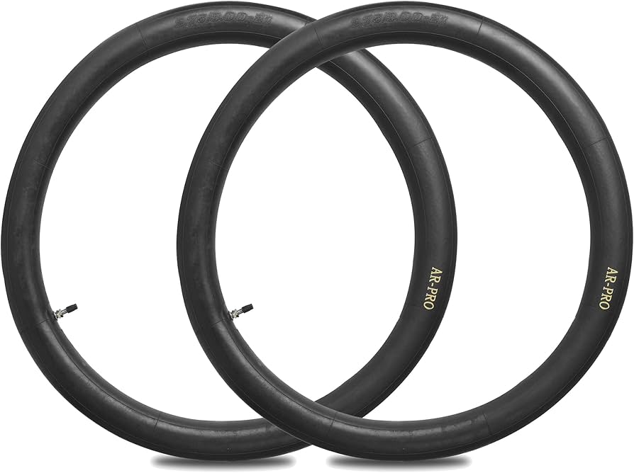 2-Pack Heavy Duty 2.75/3.00-16 Inner Tubes - TR4 Valve For Dirt Bikes & ATVs