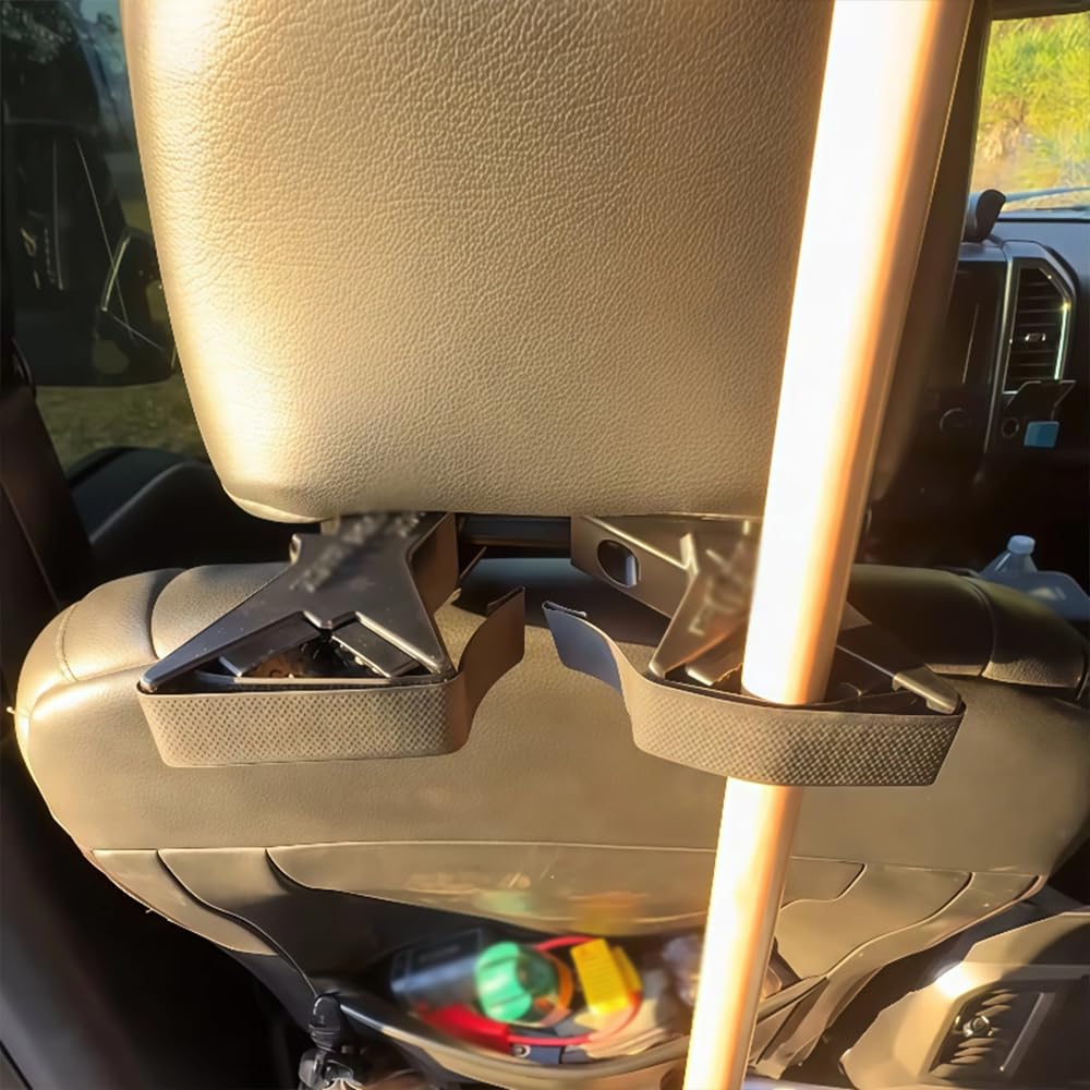 The Ultimate Universal Seat Back Gun Rack, Universal Adjustable Rifle Mount, Heavy Duty Automotive Rifle Holder for Hunting Outdoor, Vehicle Rifle Holder for Truck, SUV — view 3