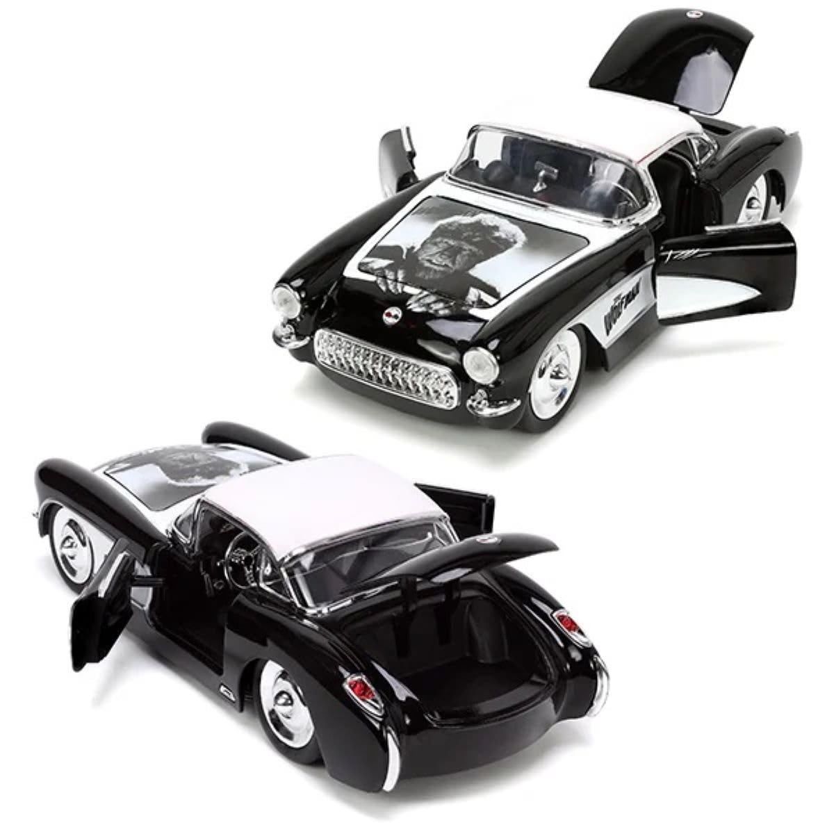 ミニカー 1:24 1957 CHEVY CORVETTE w/WOLF MAN Amazon.co.jp: Universal Monsters 1:24 1957 Chevy Corvette