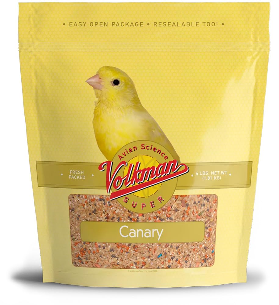Volkman Seed Avian Science Super Canary Seed Nutritionally Balanced Food 4lbs