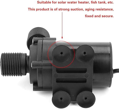 Miniatura 4 de wasserpumpe, JT-660B-24 Mini DC sin escobillas de la bomba de agua para el calentador de agua solar 24V -40.0 F  212.0 F
