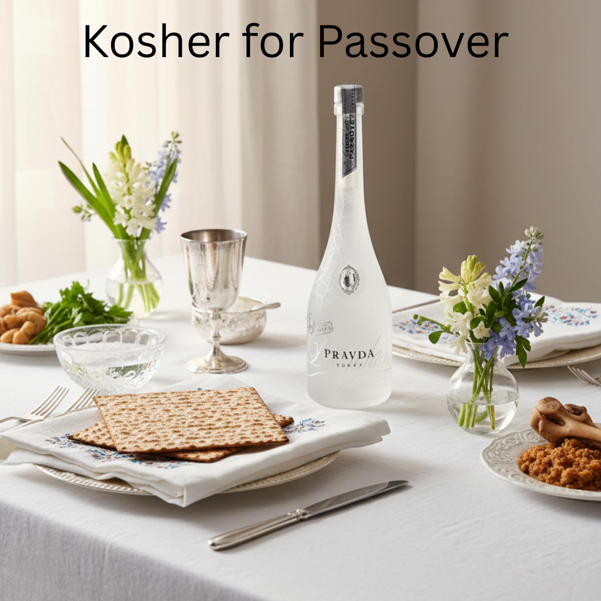 Pravda Vodka Limited Edition "Kosher for Passover" 0,7l 40% Vol - Polnischer Pessach Wodka