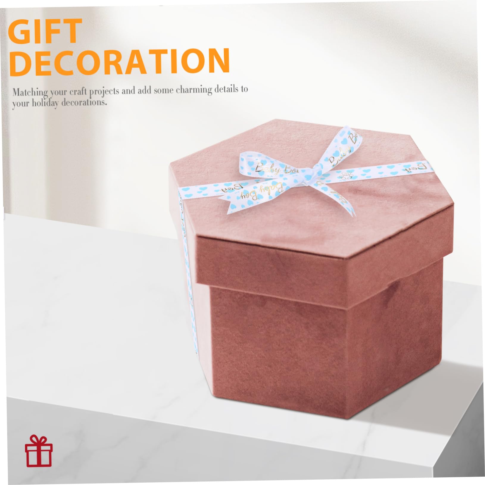 Lurrose 3 Set Di Nastri Artigianali Per Confezioni Festive in Raso Di Poliestere Tagliabili Non Restringibili Non Sbiadiscono 5 * 3