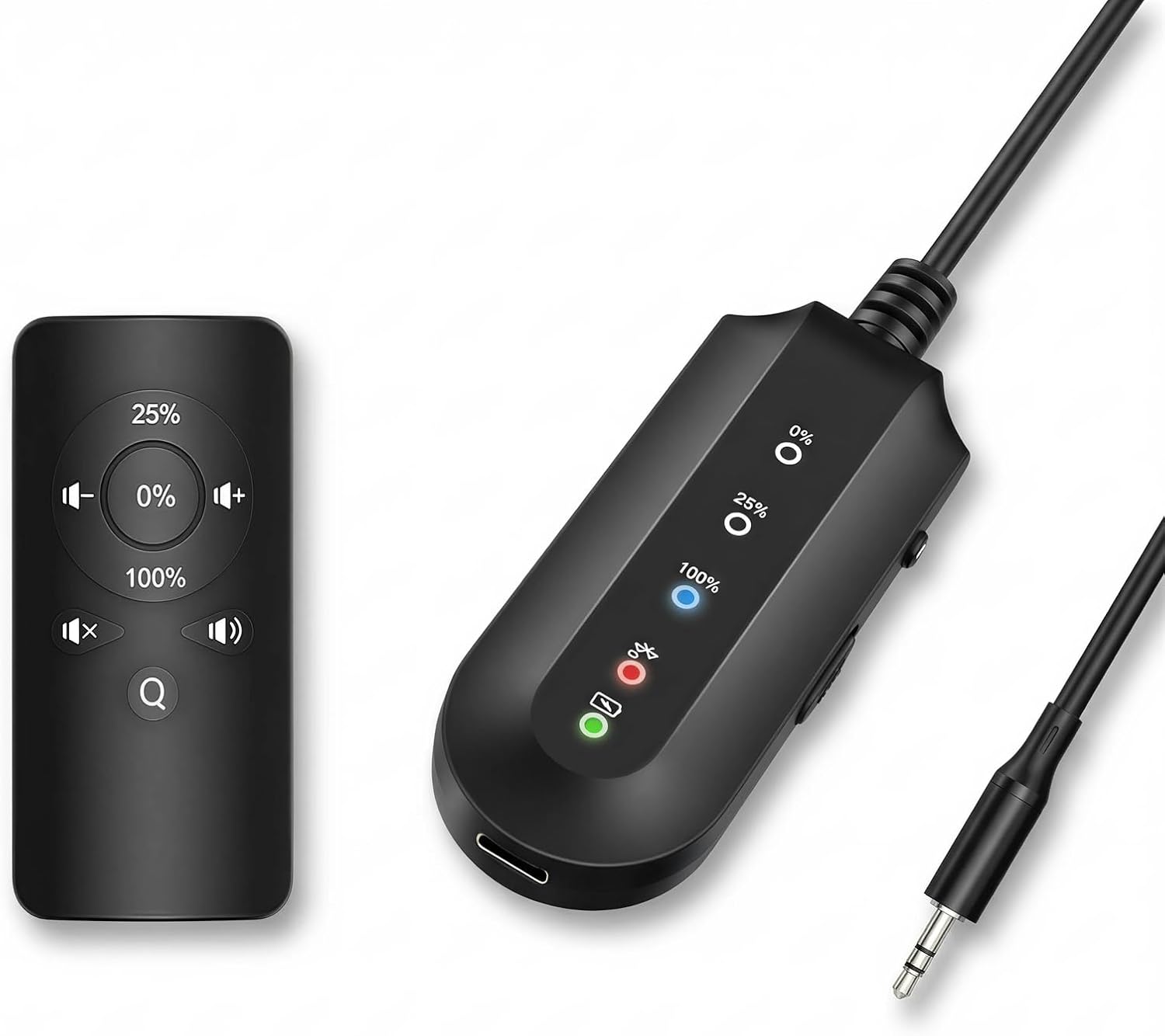 Portable Vocal Remover, AI Intelligent Real-Time Voice Elimination for Karaoke Machines,Bluetooth-Enabled Receiver Compatible with Any 3.5mm Speaker