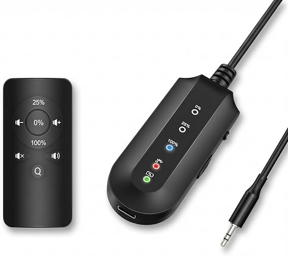 Portable Vocal Remover, AI Intelligent Real-Time Voice Elimination for Karaoke Machines,Bluetooth-Enabled Receiver Compatible with Any 3.5mm Speaker