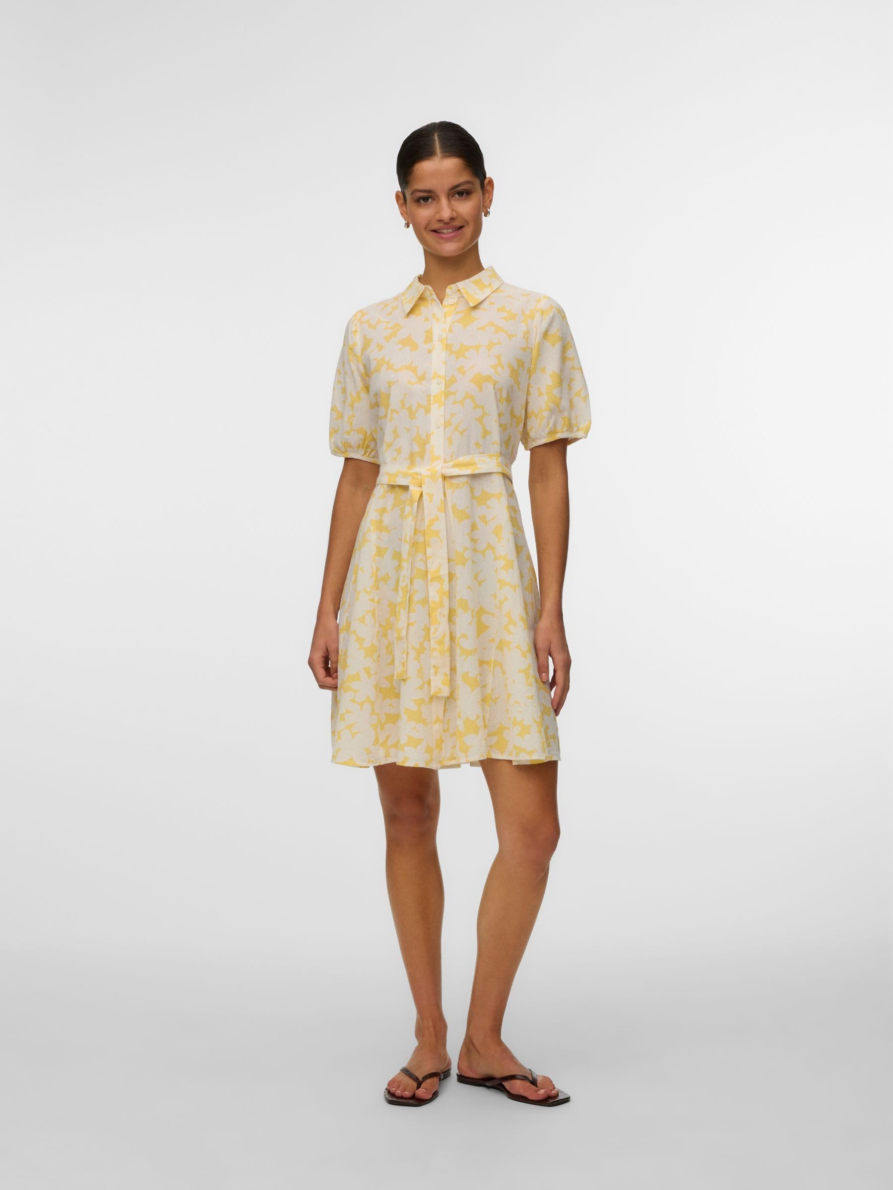 VERO MODA Female Hemdblusenkleid VMDICTHE Kurzes Kleid