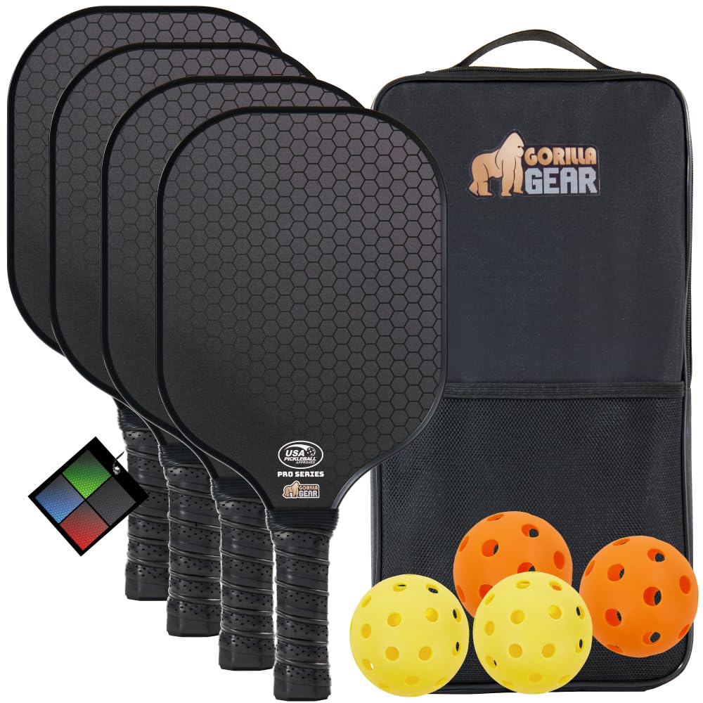 Gorilla Gear USAPA Approved Pickleball Starter Set