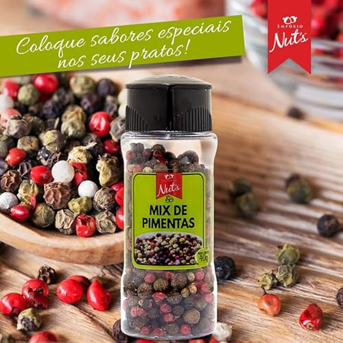 Emporio Nuts Mix De Pimentas 40G - Empório Nut'S