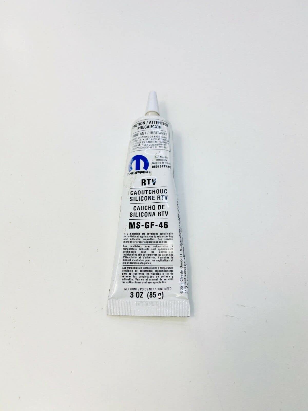 OE MOPAR RTV Mastic MS-GF-46 Compatible avec Jeep Compatible avec Chrysler Compatible avec Dodge Chevrolet Hummer RAM