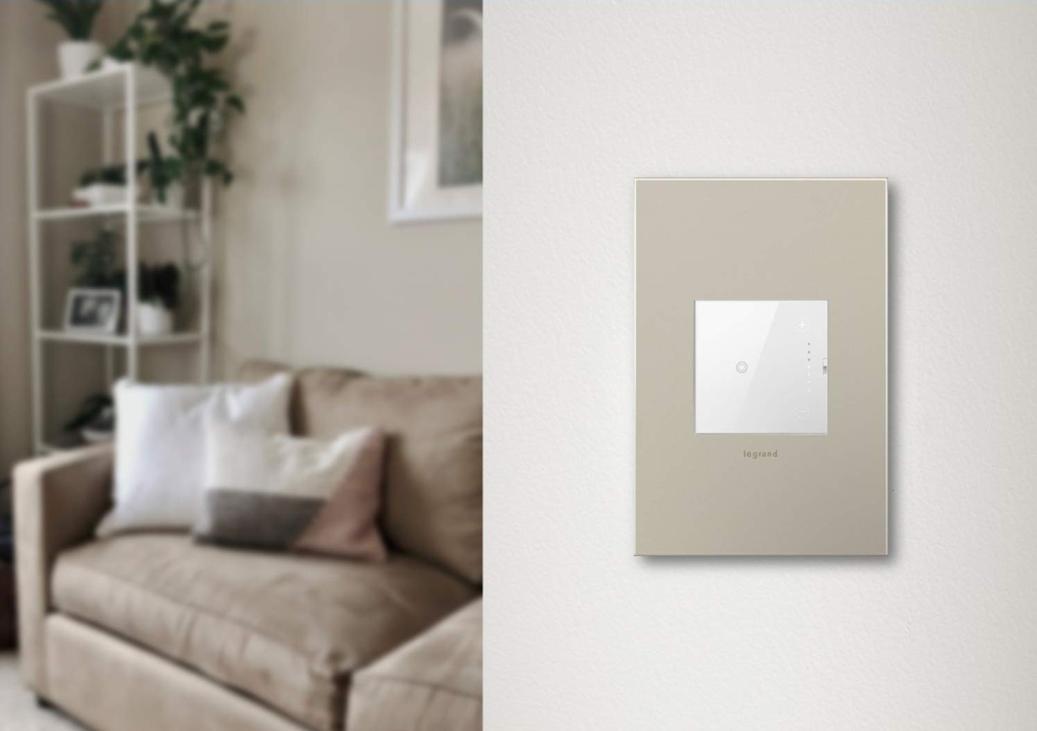 Flаѕh Sаlе Legrand Adorne Touch Tru-Universal Dimmer, 700W (Incandescent, Halogen, MLV, Fluorescent, ELV, CFL, LED), White Finsh, ADTH703TUW4