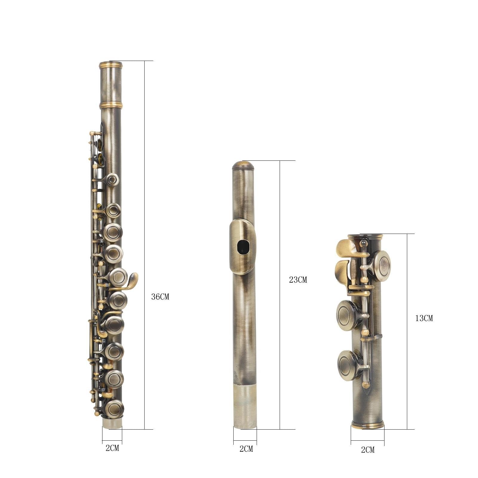 16 Otworów Flet Z Klawiszem C Zamknij/otwórz Flet Cupronickel Koncert Flet Poprzeczny Instrument Muzyczny Z Akcesoriami Do Kluczy E