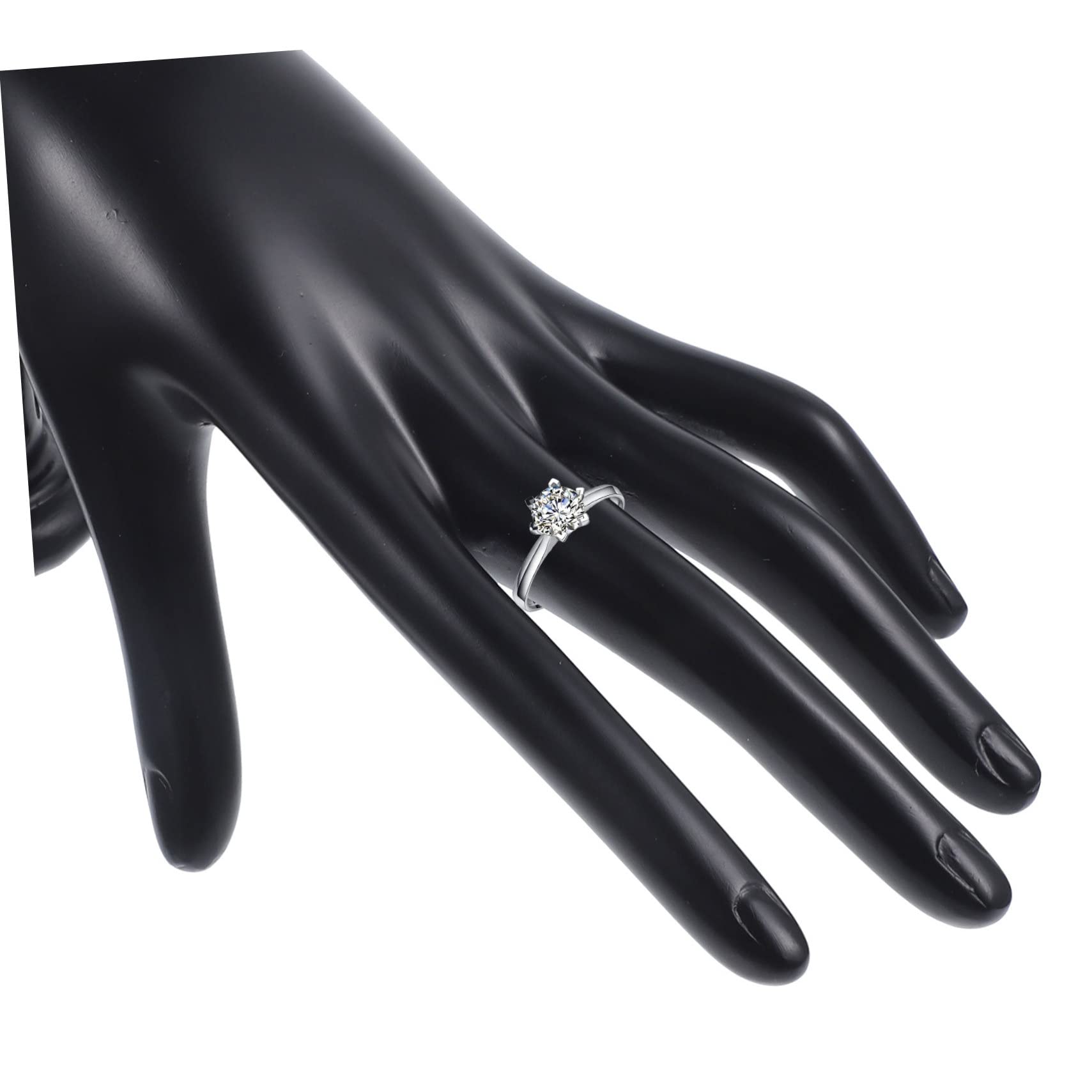 Homoyoyo Espositore per Organizzare per Resina i Gioielli Nera e Forma Mano di a Porta Decorativo Proteggere Bracciali Anelli Tuoi Accessori in Casa