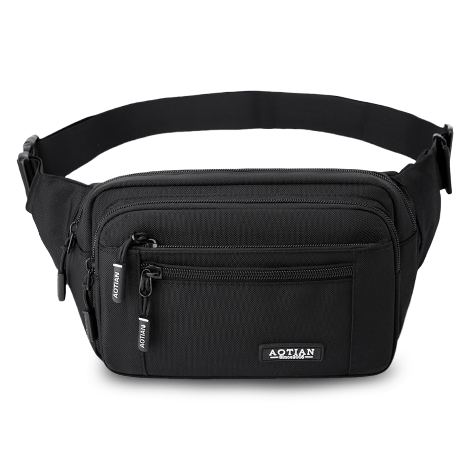 Aucuu Bum Bag, Waterproof Waist Pack, Waist Fanny Pack with Multi Pockets, Adjustable Sports Fanny Pack, Large Crossbody Chest Bag for Men Women for Travel Hiking Camping Cycling Daily Use