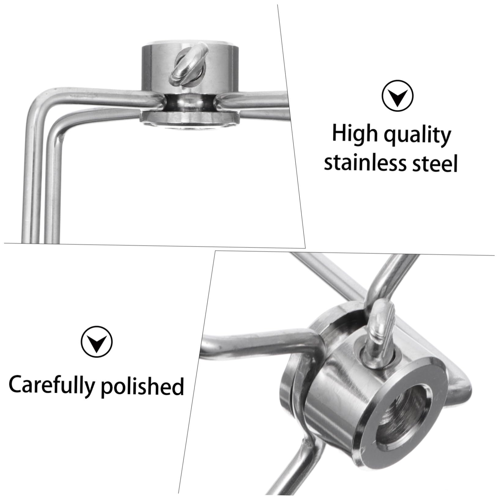 Didiseaon 2 piezas Tenedores para Barbacoa de Acero Inoxidable Tenedores para Asar Carne Resistentes y Duraderos Accesorios para Parrilla Rotativa Aptos para Plancha y Parrilla de Pescado