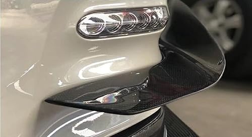 Miniatura 6 de Para 2012 Nissan Skyline GTR R35 Parachoques Delantero Ventilación de Aire Fibra de Carbono Negro