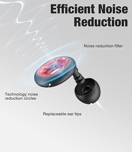 Miniatura 3 de Tapones para los oídos para dormir con cancelación de ruido, tapones para los oídos súper suaves y reutilizables para dormir, sensibilidad al ruido,