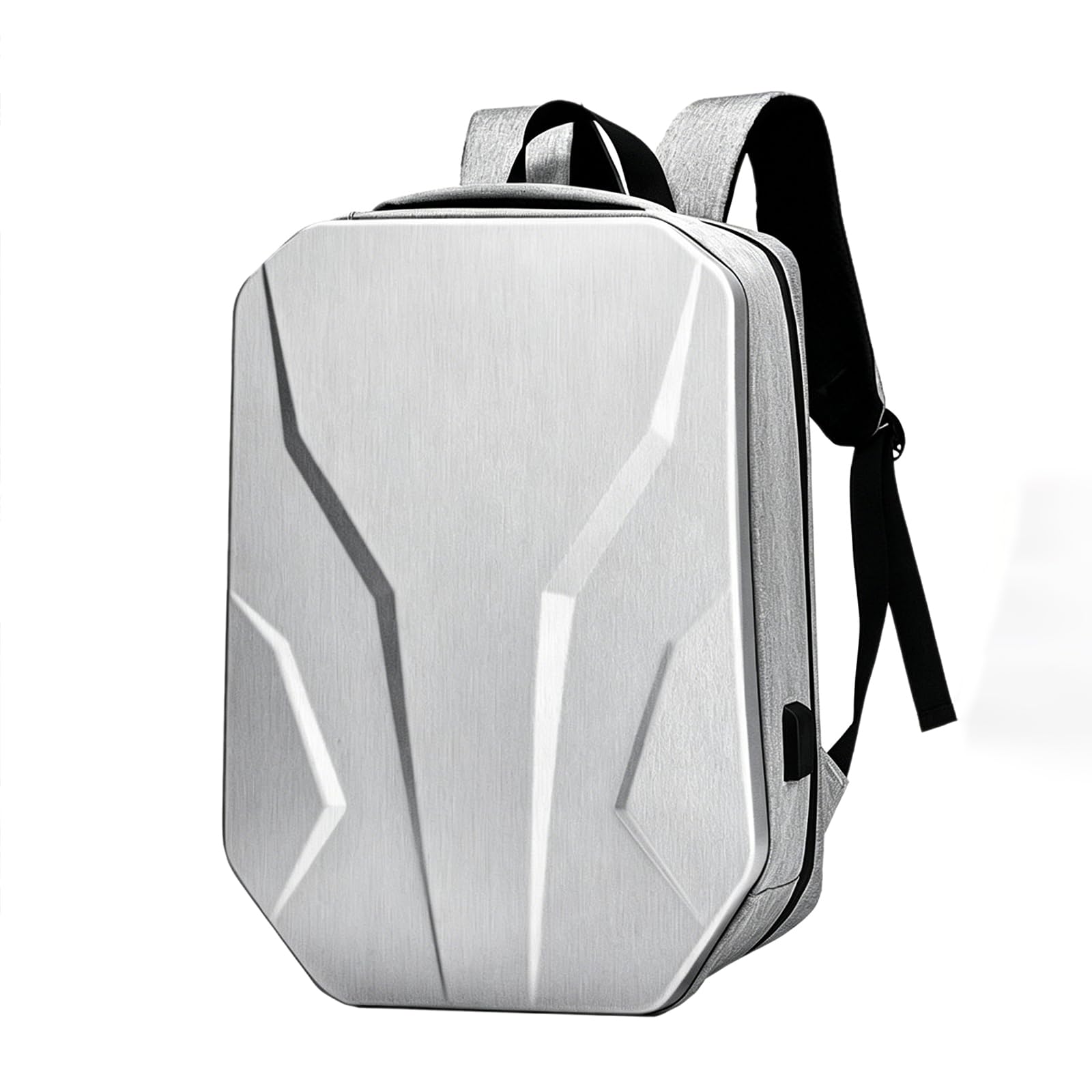 16-calowa twarda powłoka antykradzieżowa plecaka na laptop Wodoodporny PC Nylon Gaming Business Daypack,Grey