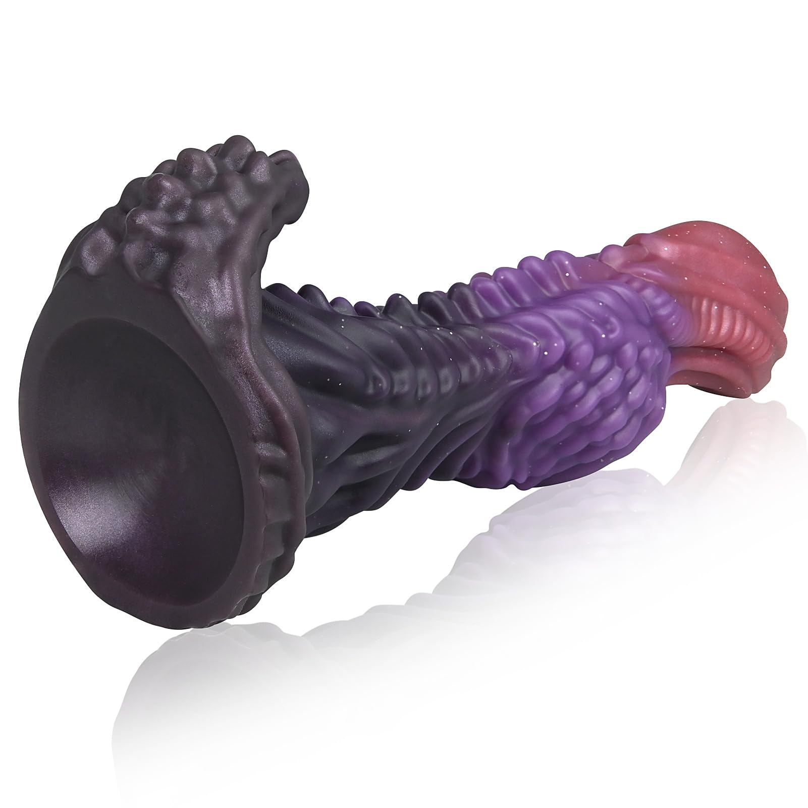 Plug anali realistici del pene, 23cm silicone liquido morbido Butt Plug multistrato design ondulato realistico Dildo Monster Dragon Dildos Sex Toys per uomini donne