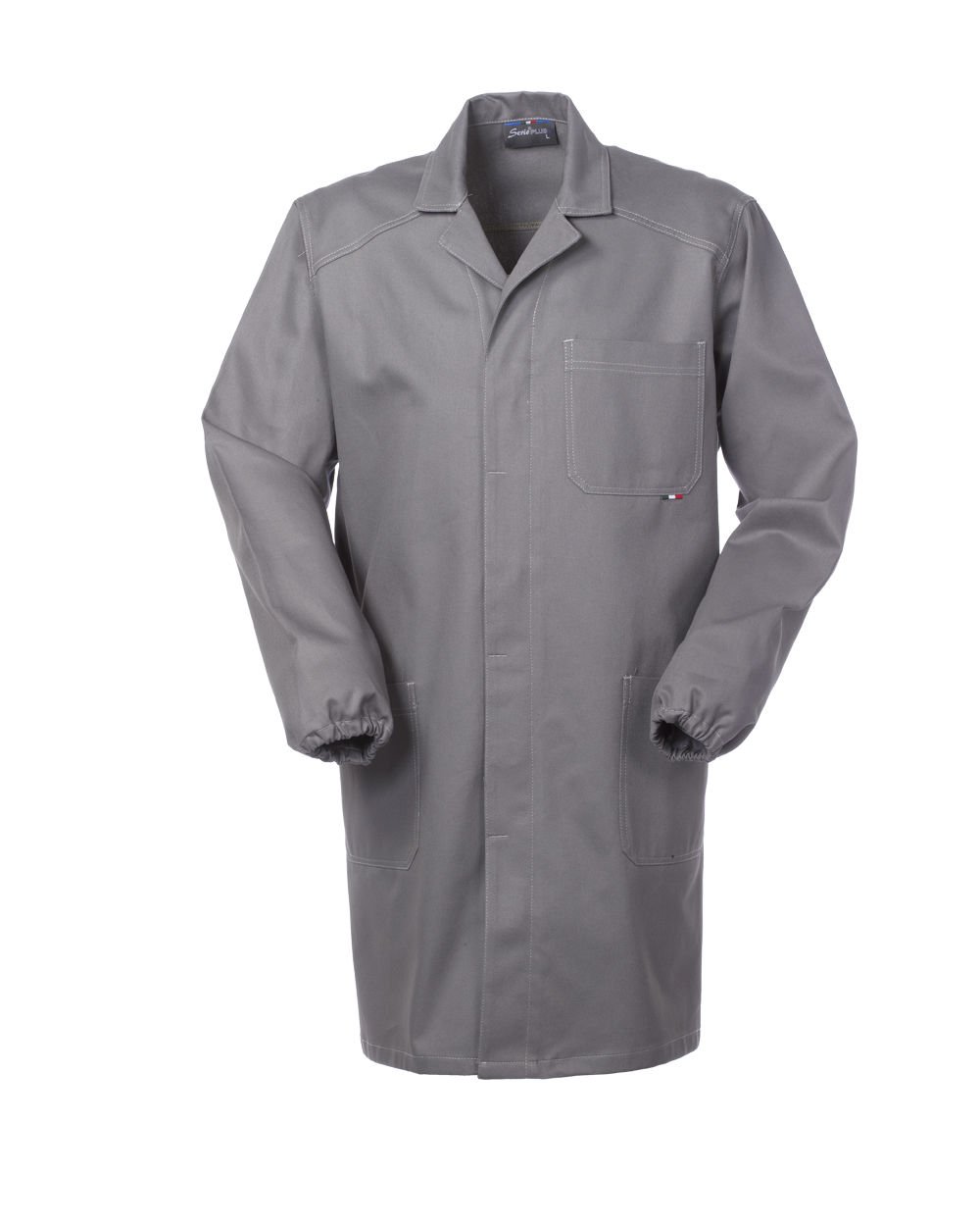 Blouse homme pour techniciens garazzinieri ou ateliers, en coton gris A60109