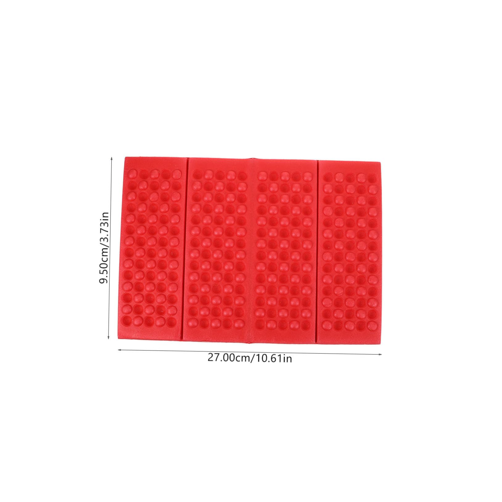 ifundom Foldable Outdoor Camping Mat Seat Portable Picnic Cushion Pad for Hiking Stadium and Travel Red