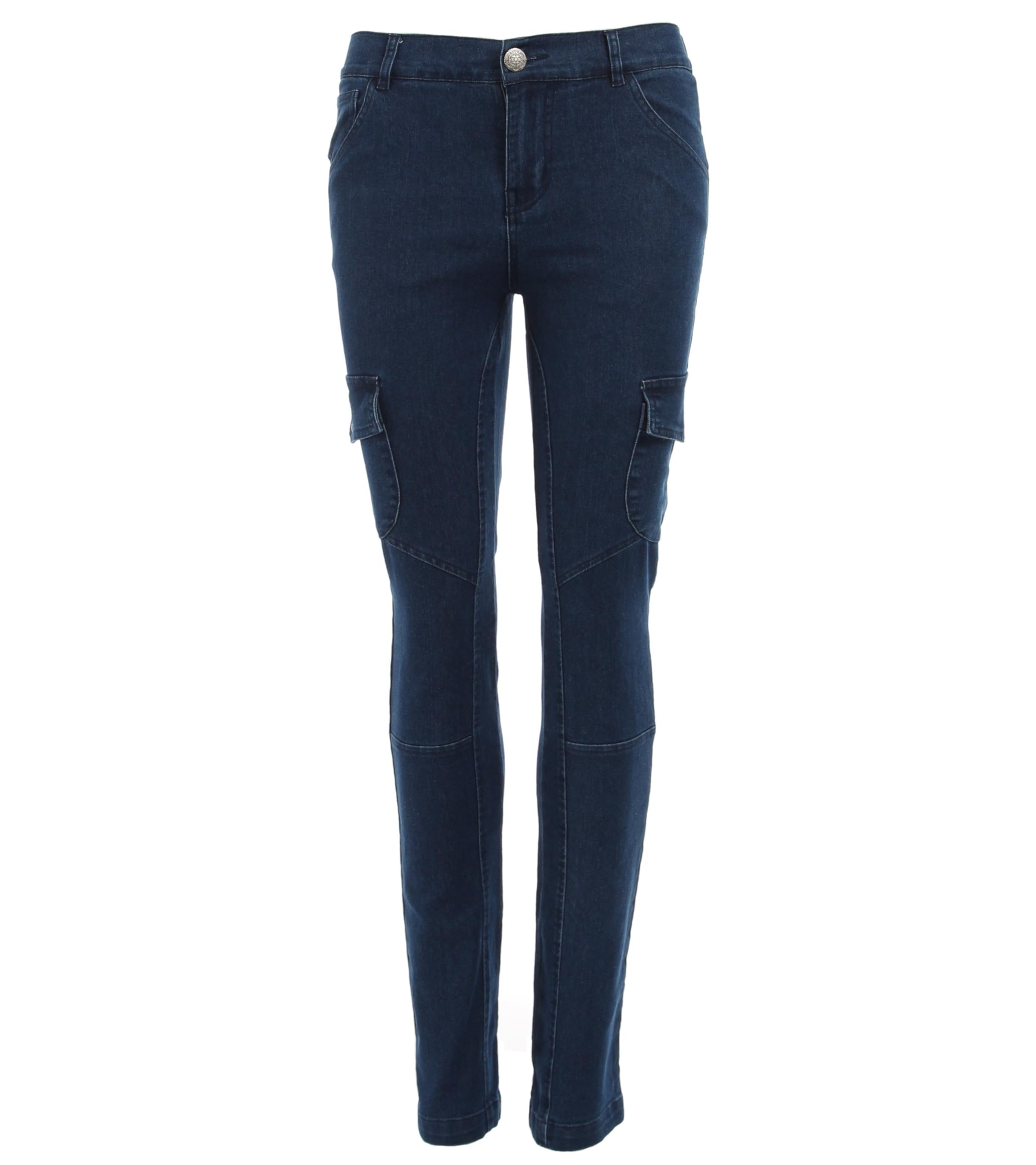 Womens Skinny Combat Cargo Stretchy Pants