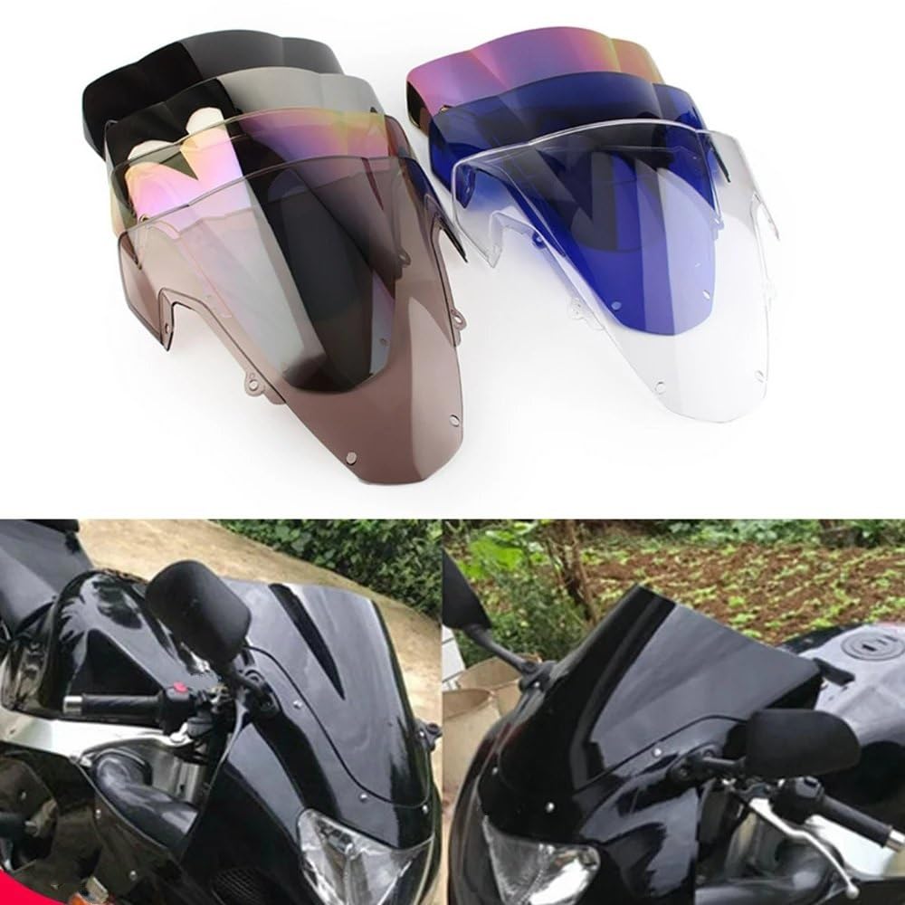 Déflecteurs D'air Double Bulle Pour Moto S1000RR 2019-2020 - Noir