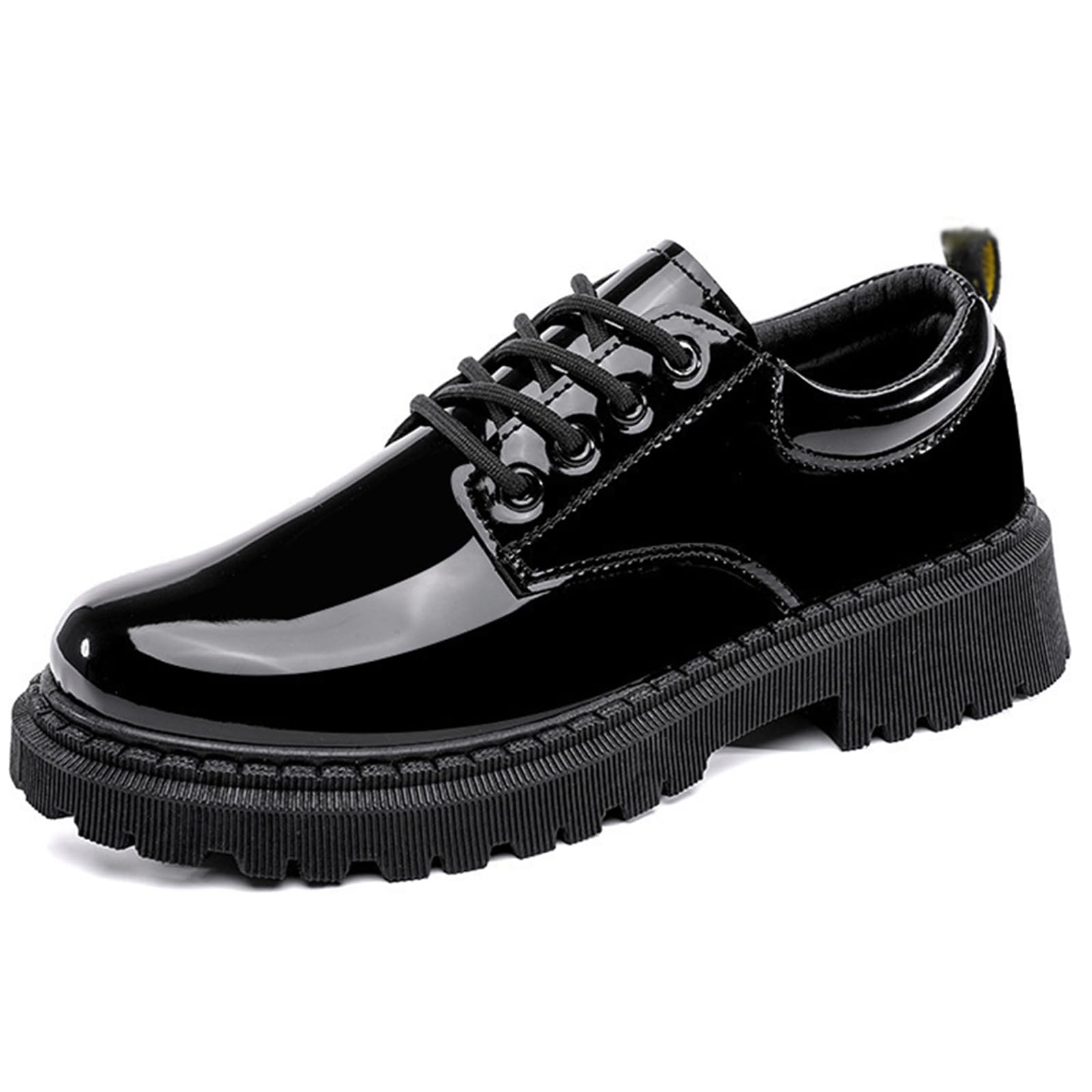 Uomo Formale Affare Scarpe da Sera | Pelle, in vernice, Resistente, Stringate, Punta Tonda, Oxford, Sposa, Party