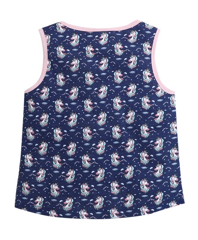 Image of BUMZEE Girl's Cotton Printed Regular Fit T-Shirt