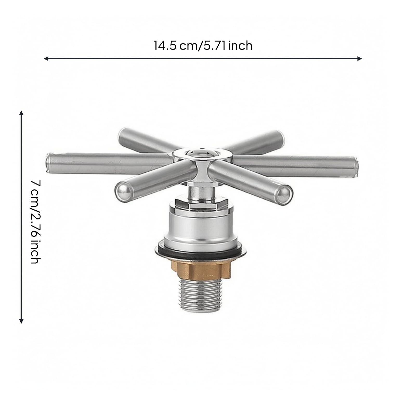 Metallisch Gläserspüler für Spülbecken, 145 Mm, Style to 3