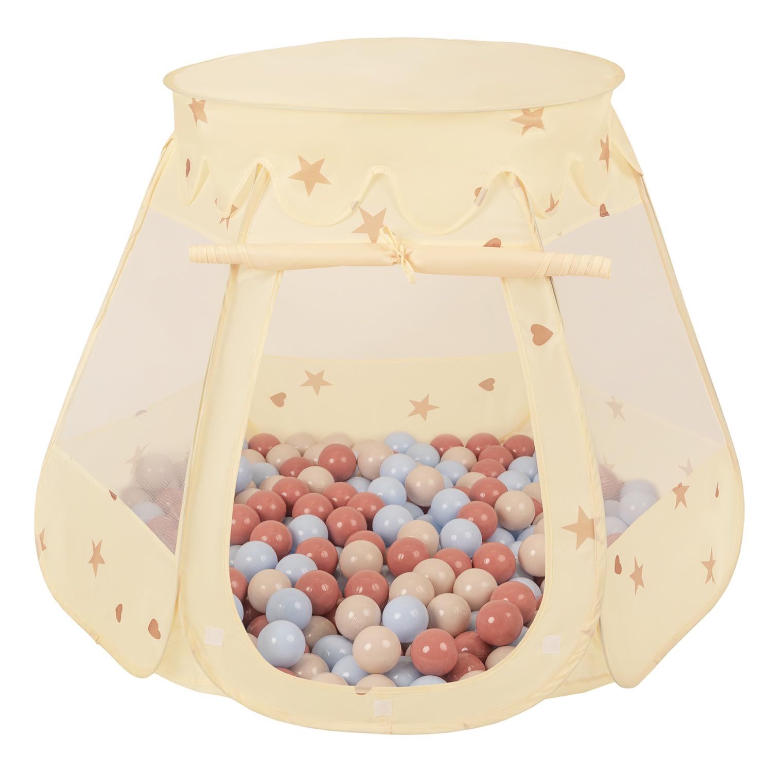 Selonis Play Tent For Kids Castle Baby Playhouse For Children 105X90cm/300 Balls 7Cm Pop Up Perfect For Indoor And Outdoor Easy Set Up