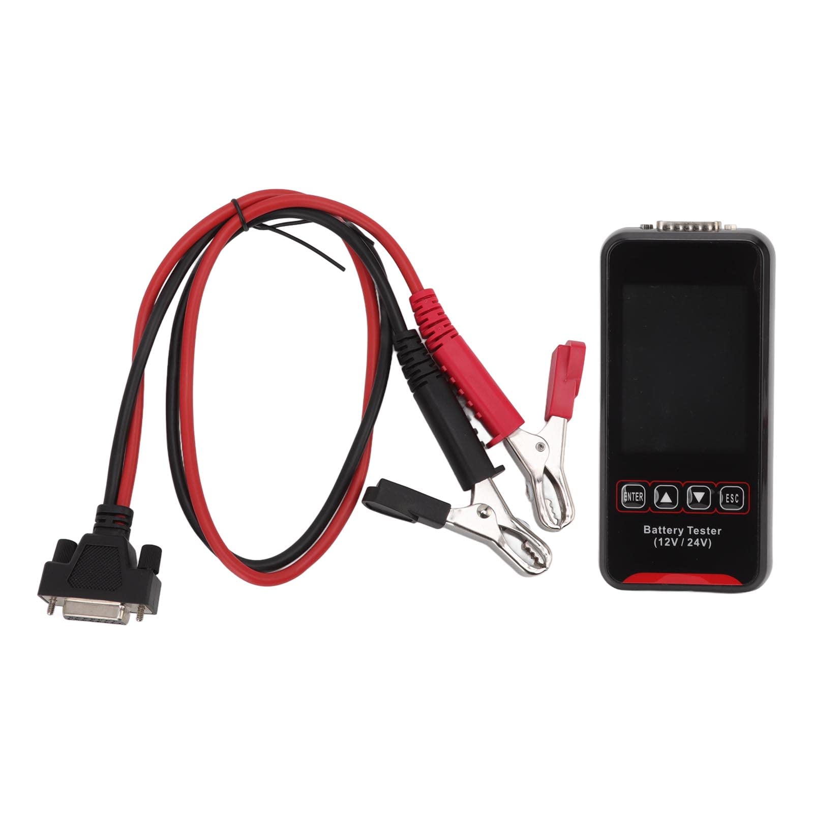 Comprobador de batería de coche 12 V 24 V, analizador de batería digital, probador de carga LCD con Rse ity o Sn para mantenimiento de vehículos, s e inspección