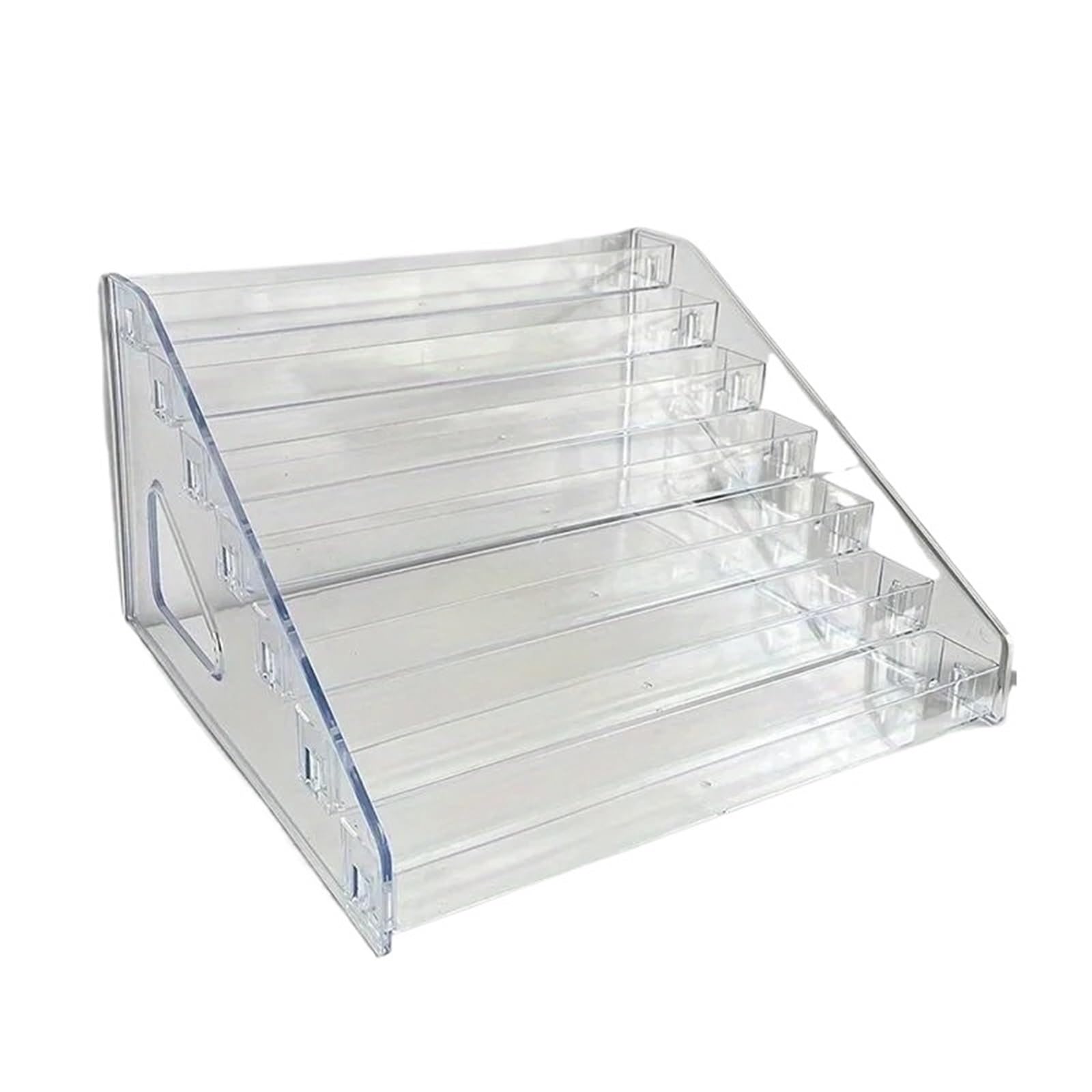 Huwoyg One Color 1Pcs Clear Desktop Business Card Holder Rack, Floral And Bouquet Display Stand For Postcards And Greeting Cards For Cards(31*29*18Cm)