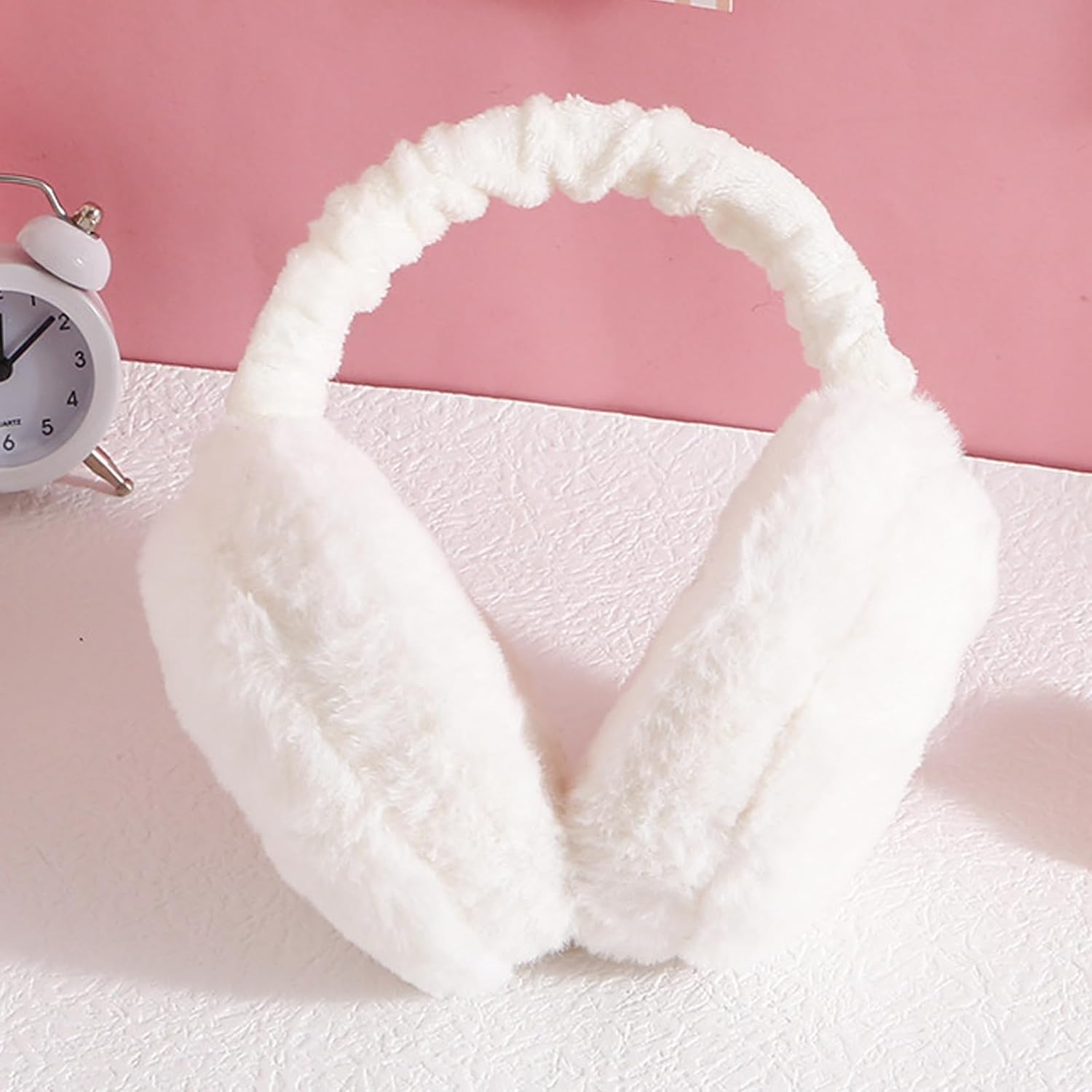 Earmuffs Fluffy Ear Muff Ear Warmers Winter Warm Plush Earmuff Foldable Women Men - Image 6