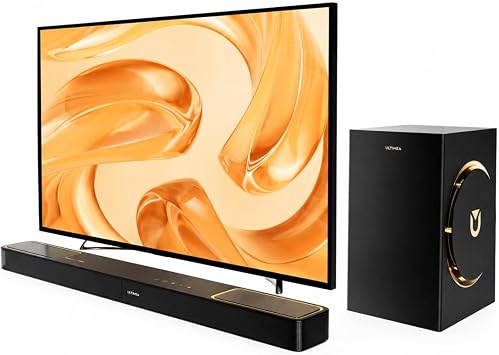 ULTIMEA Skywave F30 Boom TV Sound Bar with 3.1.2 Channel Dolby Atmos, Surround Sound System Featuring a 6.5-Inch Subwoofer, Home Theater Soundbar for Smart TVs, HDMI eARC and Bluetooth 5.4