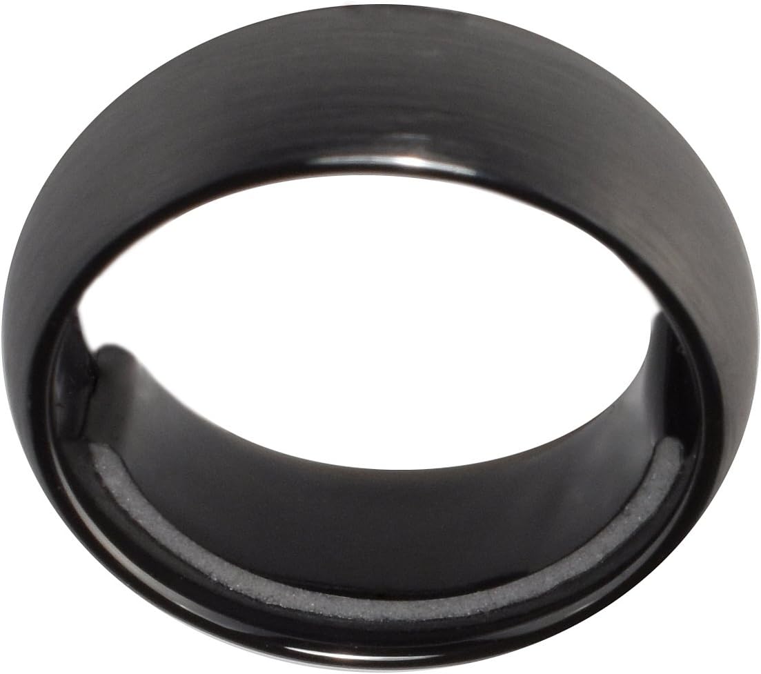 Ring-Fit Ring Sizing Strips - BLACK - 12 Ring Size Adjusters for WIDE Rings