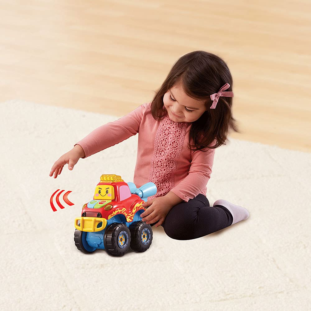 VTech – Tut Tut Bolides - Tiago, Maxi Bolide Magic Moov', Jouet Voiture Interactif – 18 Mois/5 Ans - Version FR 546405 Multicolore