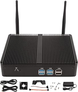512GB MSATA 2MB Cache Mini PC Mini Computador/8GB DDR3L 512GB SSD 1300Mbps/4xUSB3.0,2xUSB2.0, SPKx1, Micx1, LANx2, HDMIx2/Windows 10 Pro Micro Computador para jogos, estudo(us)