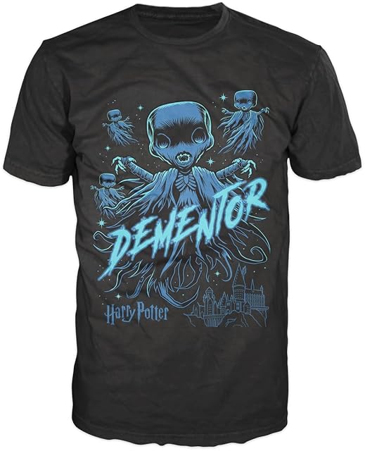 Foto 6 de 7 de Funko Pop! & tee: Harry Potter - Dementor - Purpurina - Small - (S) - Camiseta, Franela