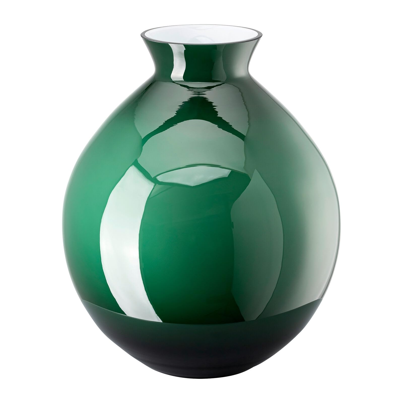 Rosenthal Silvana Green Glass Vase 33 cm
