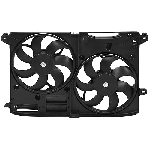 Vista 31 de SCITOO Ventilador de refrigeración del condensador del radiador compatible para Quattro/TT para Passat/Passat CC/Golf/Beetle