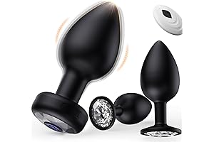 Butt Plug Underwear Men - 3PCS Silicone Waterproof Butt Plug, Remote Controlled...