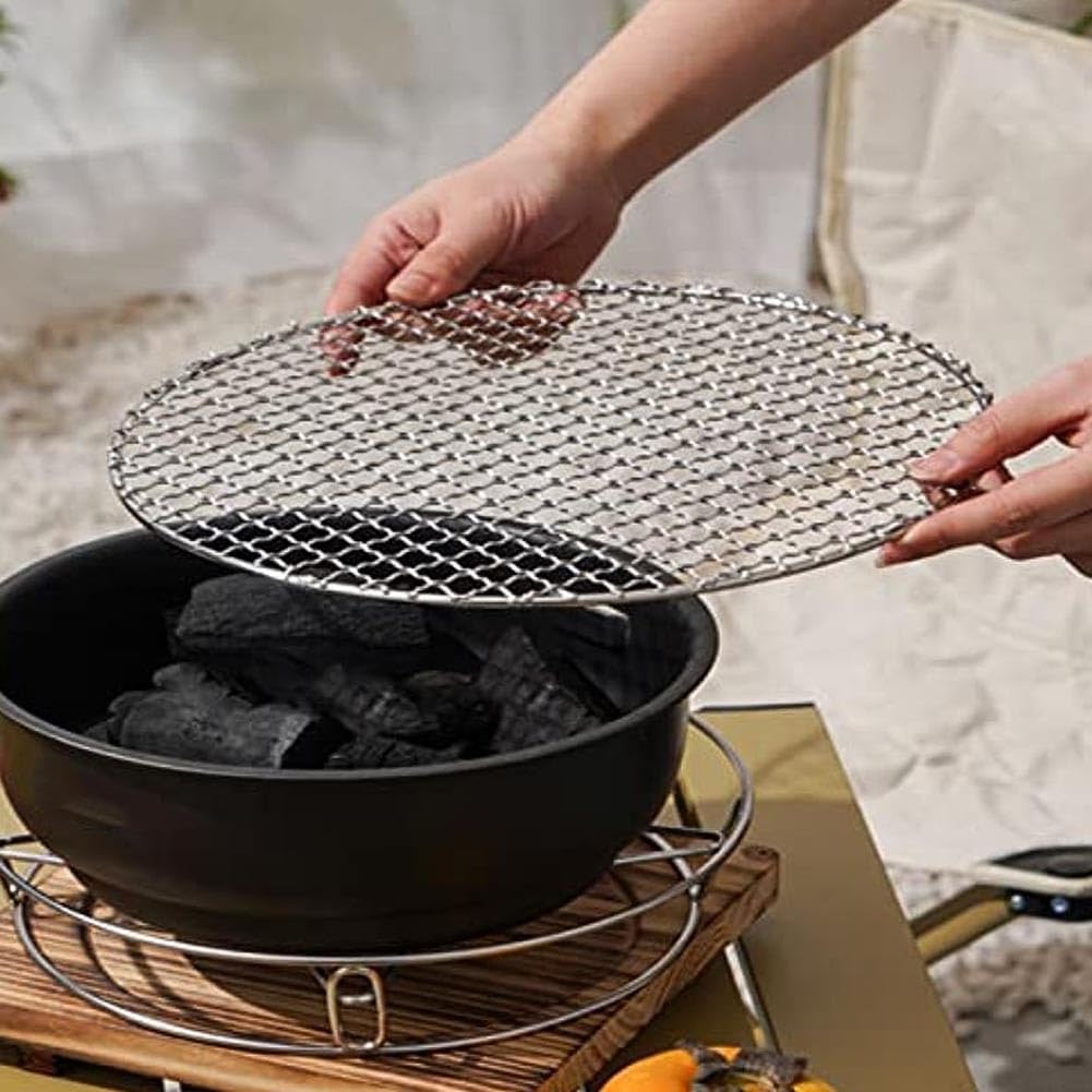 grill， Okrągły stojak chłodzący-grill ze stali nierdzewnej grill z(D27cm)